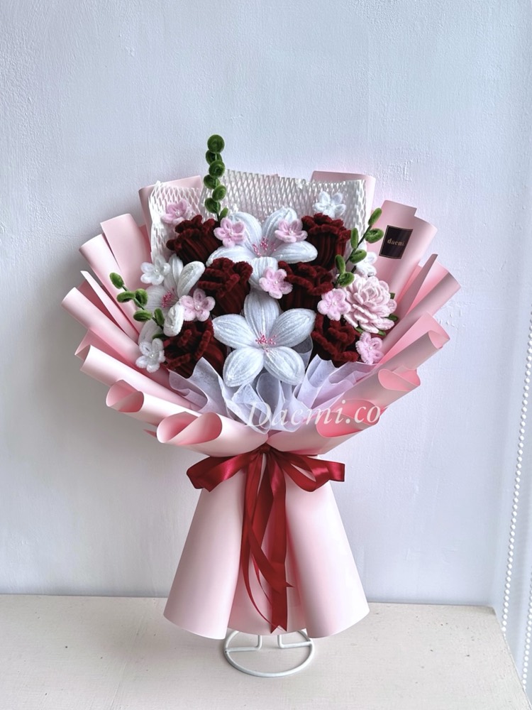 Buket Kawat Bulu Large #15