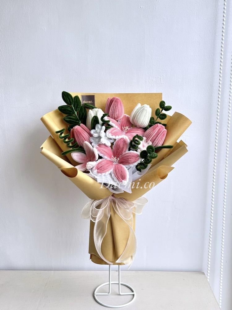 Buket Kawat Bulu Medium #16
