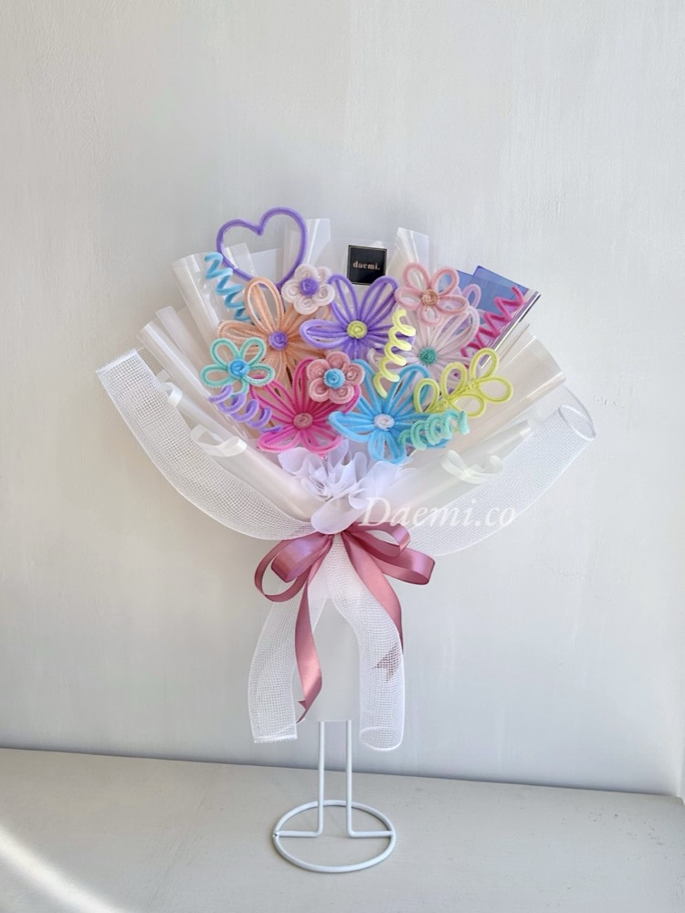 Buket Kawat Bulu Medium #02